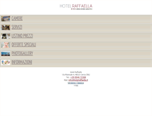 Tablet Screenshot of hotelraffaella.it